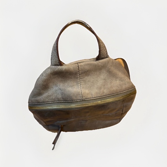 Vintage HOBO International Mini Leather Backpack – Taupe Gray (Rare 2005–08) - Picture 4 of 9